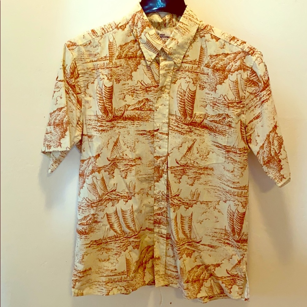 *Free Kukui Lei* New Reyn Spooner Hawaiian Shirt L
